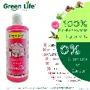 Green Life Forever Herbal N Silky Dishwash Gel Damask Rose 400ml makes 1Ltr, Natural & Organic, Plant Based, Non-Toxic, Eco-Friendly, Baby & Pet Safe, greenlife2