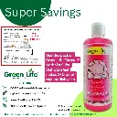 Green Life Forever Herbal N Silky Dishwash Gel Damask Rose 400ml makes 1Ltr, Natural & Organic, Plant Based, Non-Toxic, Eco-Friendly, Baby & Pet Safe, greenlife3