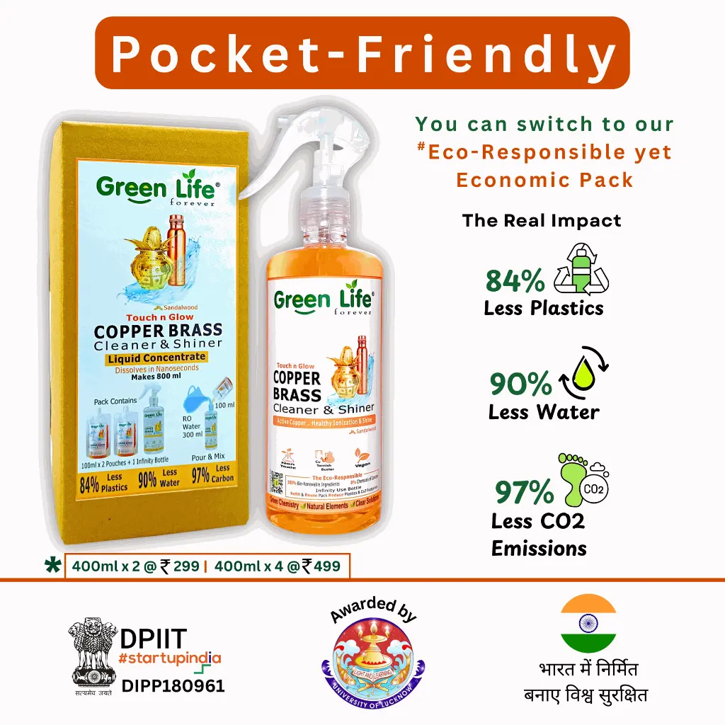 Green Life Forever Copper Brass Cleaner & Shiner 400ml 9.webp