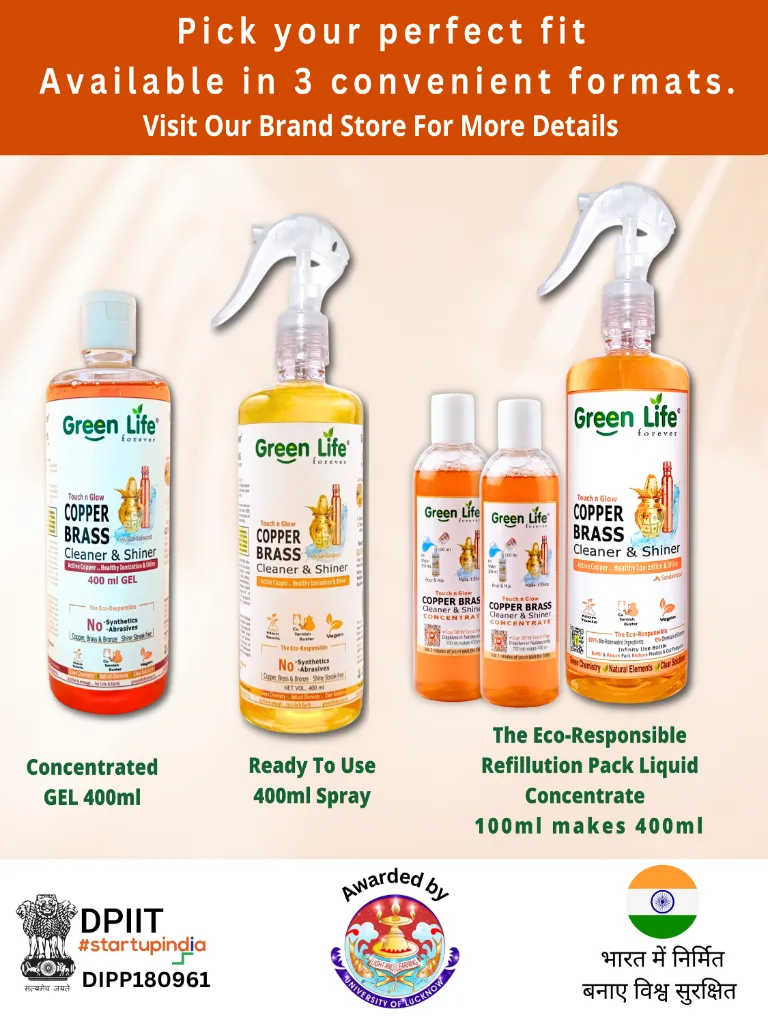 Green Life Forever Copper Brass Cleaner & Shiner Gel 800ml Pack (6).webp