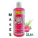 Herbal n Silky Dishwash Gel Damask Rose 400ml makes 1Liter