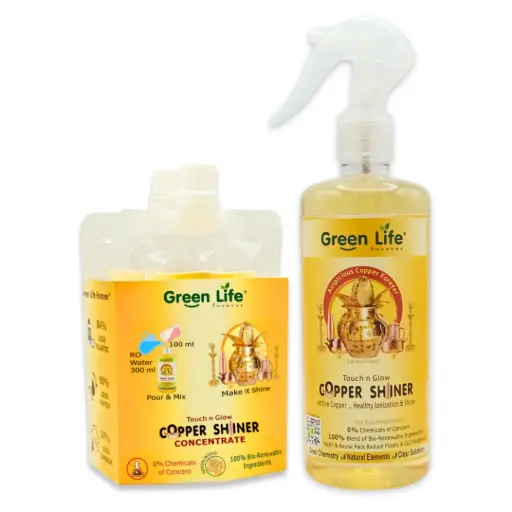 Touch n Glow Copper Shiner & Cleaner Concentrate 2x100ml makes 2x400ml bottles
